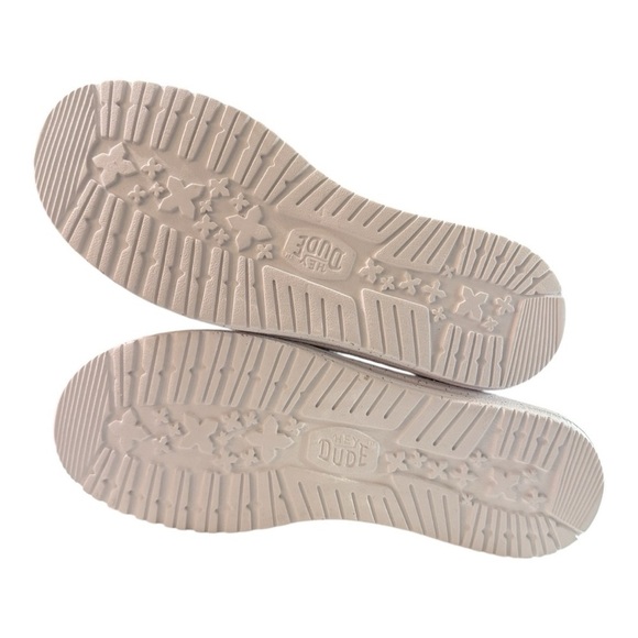 Hey Dude Wally Stretch Men’s Size 11 | Beige Tan Canvas Slip-On